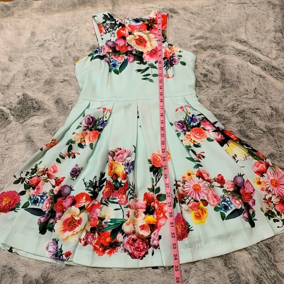 Gianni Bini Marcy Floral Print Fit and Flare Dress - Picture 5 of 5